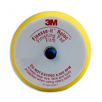 3M Finesse-it™ Tampone in schiuma 14736V con chiusura a strappo per dischi Hook-it™, Roloc™, diametro 76 mm