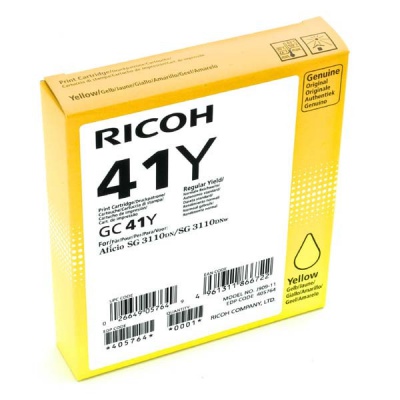 Ricoh GC41HY 405764 giallo (yellow) cartuccia gel originale