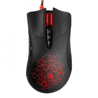 A4Tech Mouse Bloody A90A Blazing, 6200DPI, ottica, 8sp\., wired USB, nero, gaming, V-Track, CORE3