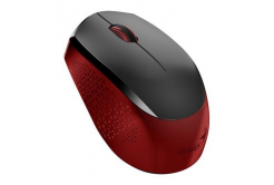 Genius Mouse NX-8000S 31030025401, 1600DPI, 2.4 [GHz], ottica, 3sp\., senza fili USB, nero-rosso, AA