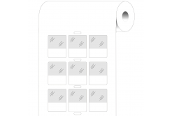 Brady BPT-311-427 / 236998, etichette in carta termica, 25.40 mm x 31.75 mm