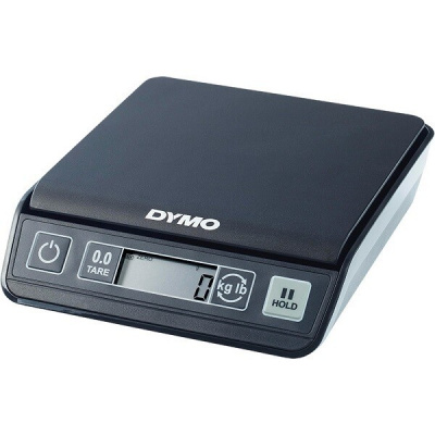 Bilancia postale Dymo M2 S0928990, nera, capacità di peso 2 kg