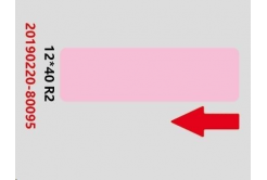 Niimbot štítky RP 12x40mm 155ks Pink pro D11 a D110