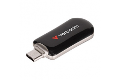 Verbatim 30227 Dual Quicpztick, USB flask disk, USB C + USB A 3.2 Gen 1, 512GB, con cinturino, grigio