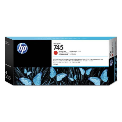 HP 745 F9K06A rosso cromatico (chromatic red) cartuccia originale
