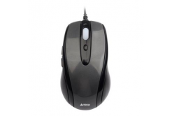 A4Tech Mouse N-708X, 1600DPI, ottica, 6sp\., wired USB, nero, gaming, V-Track