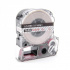 Epson LC-5TRN, ST18RW, 18mm x 8m, testo rossa / sfondo trasparente, nastro compatibile
