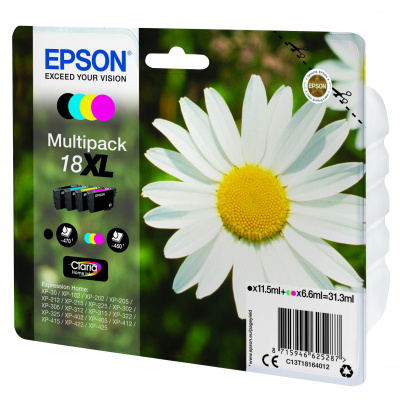 Epson 18XL T181640 C13T18164022 colore (CMYK) cartuccia originale
