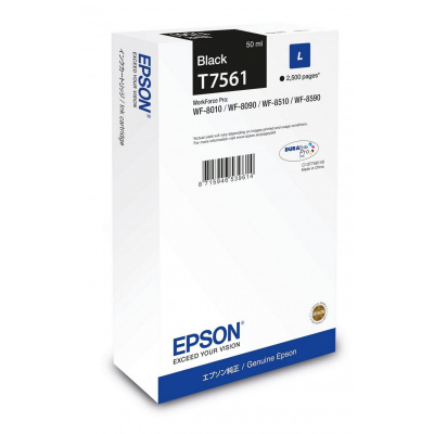 Epson T7561 L C13T75614N nero (black) cartuccia originale