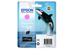 Epson T7606 C13T76064N10 magenta chiaro (vivid light magenta) cartuccia originale