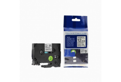 Nastro compatibile con Brother TZ-FX231/TZe-FX231, 12mm x 8m, flexi, testo nera/sfondo bianco