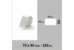 Niimbot etichette RP A2A58788302, 70x40mm 180pz Bianco per B3S