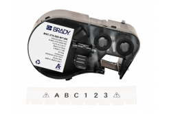 Brady M4C-375-595-WT-BK / 170843, 9.53 mm x 7.62 m, Vinile, testo nero / sfondo bianco