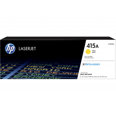 HP 415A W2032A giallo (yellow) toner originale