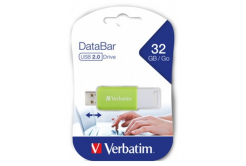 Verbatim 49454 DataBar, Chiavetta USB, USB 2.0, 32GB, verde