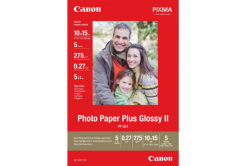 Canon Glossy Photo Paper, carta fotografica, lucido, bianco, 10x15cm, 4x6", 275 g/m2, 5 pz 2311B053, non specificato