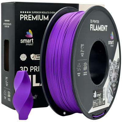 Smart Print FG-S54-E1, 3D filamento, PLA+, 1,75mm, 1000g, Viola (Purple)