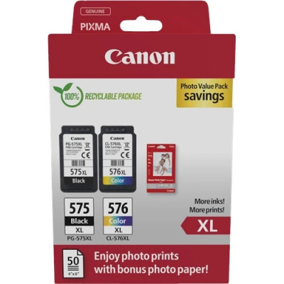 Canon PG-575XL + CL-576XL 5437C004 colore (CMYK) multipack di cartucce originali