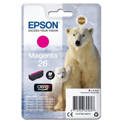 Epson 26 T2613 magenta (magenta) cartuccia originale