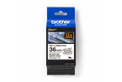 Brother TZ-SL261 / TZe-SL261 Pro Tape, 36mm x 8m, testo nera / nastro bianco, nastro originale