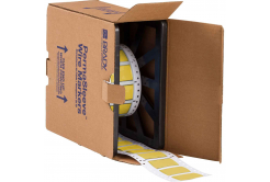 Brady 2LSZH-750-2-YL-2 / 141184, etichette, THT Low Smoke Halogen Free Permasleeve Wire Marking Sleeves, 25.40 mm x 31.40 mm