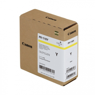 Canon PFI110Y 2367C001 giallo (yellow) cartuccia d'inchiostro originale