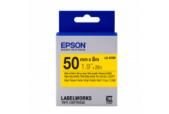 Epson LabelWorks LK-9YBP C53S659002 50mm x 8m, testo nera / nastro giallo pastello, nastro originale