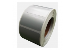 Pellicola autoadesiva 36x18 mm, 2000pz argento termico, rotolo