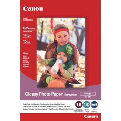 Canon Glossy Photo Paper GP-501 0775B003, 200 g/m2, 10x15cm, 100pz, lucido, bianco, carta fotografica