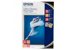 Epson Ultra Glossy Photo Paper, carta fotografica, lucido, bianco, R200, R300, R800, RX425, RX500, 10x15cm