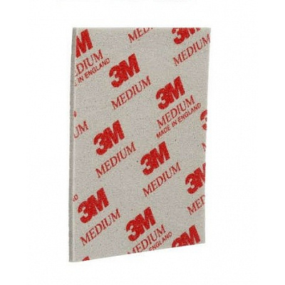 3M Spugna abrasiva per levigatura grossolana - Medium, 115 mm x 140 mm (03808)