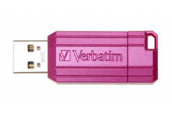 Verbatim 49056 Flash Drive Hi-Speed Store 'n' Go, 32GB, Pinstripe, USB 2.0, Rosa shocking