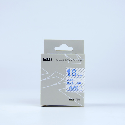 Epson LK-5TLN, ST18BW, 18mm x 9m, testo blu / sfondo trasparente, nastro compatibile