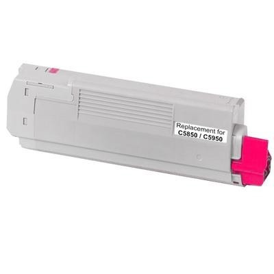 OKI 43865722 magenta (magenta) toner compatibile