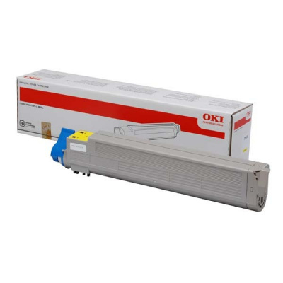 OKI 43837129 giallo (yellow) toner originale