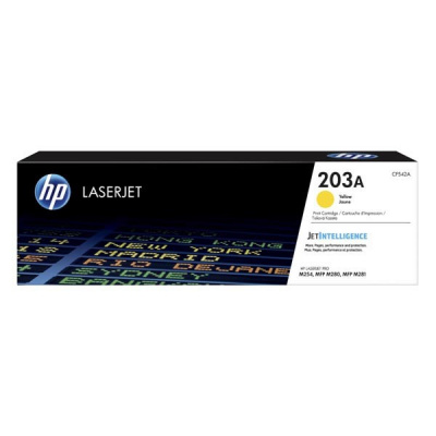 HP 203A CF542A giallo (yellow) toner originale