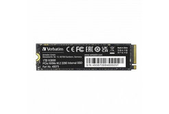 Verbatim 49375 Vi3000, Unità SSD interna, 1000GB, M.2, NVMe, 3300 MB/s-R, 3000 MB/s-W, nero