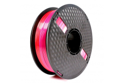 GEMBIRD 3DP-PLA-SK-01-RP, 3D filamento, PLA, 1,75mm, 1000g, silk rainbow, rosso/viola