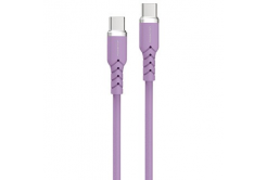 Powerton ENERGY PASTEL EDITION Cavo USB-C, 100W, 1 m, in silicone, viola