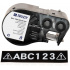 Brady M4C-1000-595-BK-WT / 170841, 25.40 mm x 7.62 m, Vinile, testo bianco / sfondo nero