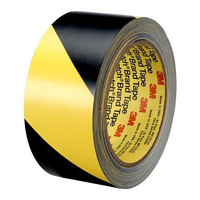 3M 5702 nastro in PVC giallo-nero, resistente all'abrasione, 50 mm x 33 m