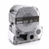 Epson LK-7BWV, SD36KW, 36mm x 9m, testo bianco / sfondo nero, nastro compatibile