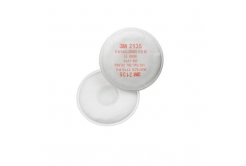3M 2135 filtro P3 rotondo per maschera pieno facciale o semimaschera della serie 6000 (paio)