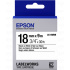 Epson LabelWorks LK-5WBN C53S655006 18mm x 9m, testo nera / nastro bianco, nastro originale