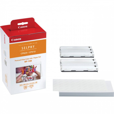 Canon RP-108 8568B001, carta fotografica 108pz, lucido, bianco