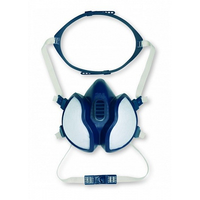 3M 4279, Semimaschera serie 4000 FFABEK1P3 R D, organici, inorganici, gas acidi, ammoniaca, particelle