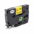 Nastro compatibile con Brother TZe-V621, 9mm x 5,5m, testo nera / sfondo giallo, vinile