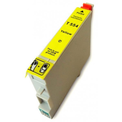 Epson T0554 giallo (yellow) cartuccia compatibile
