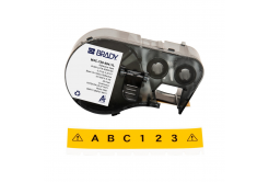 Brady M4C-750-584-YL / 170812, 19.05 mm x 6.10 m, Plastica, testo nero / sfondo giallo