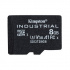 Kingston scheda di memoria Micro Secure Digital Card Industria, 8GB, micro SDHC, SDCIT2/8GBSP, UHS-I U3 (Class 10), V30, A1, pSLC scheda
